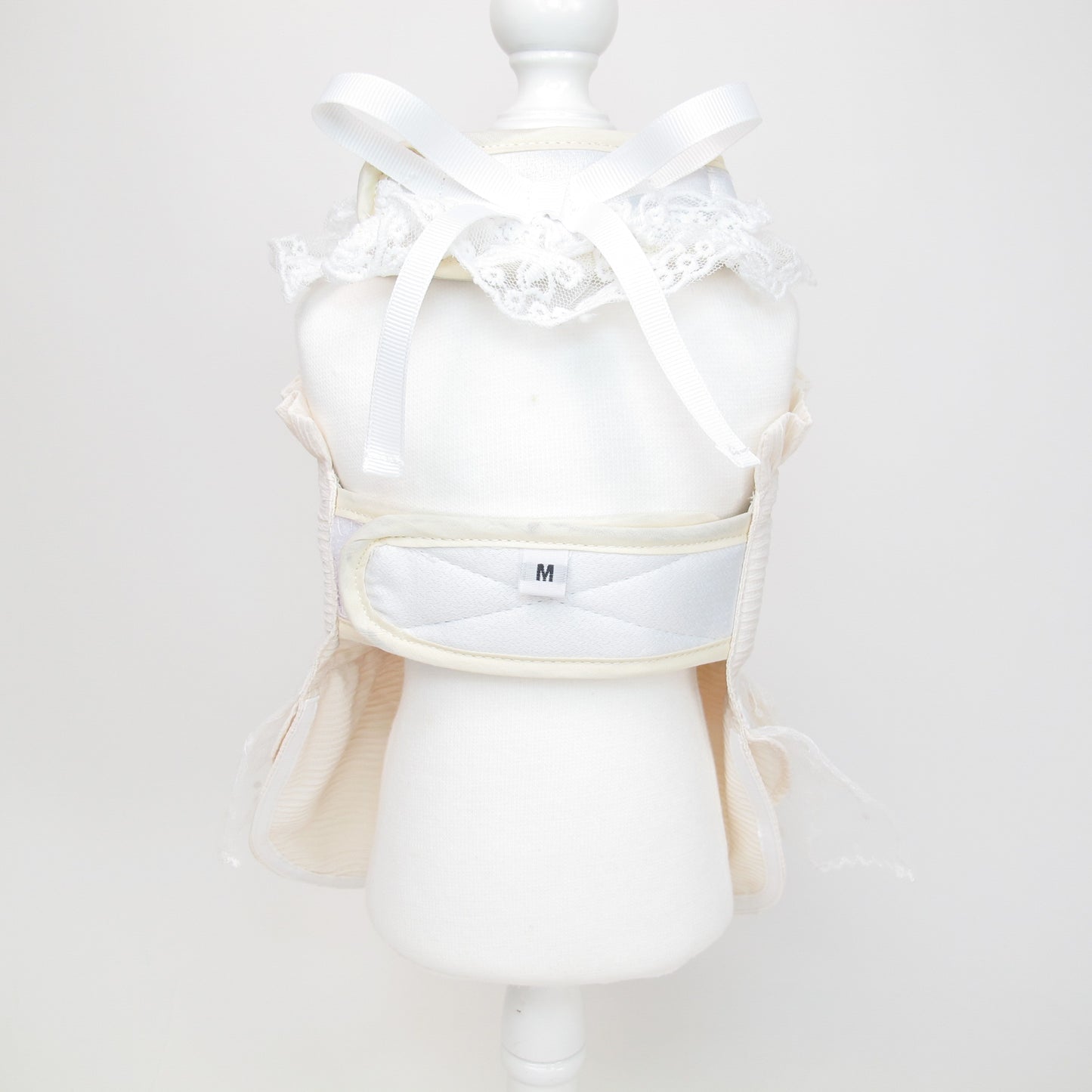 Glitter Pooch Harness ชุดรัดอก สายจูง เสื้อผ้า สุนัข, หมา, แมว, สัตว์เลี้ยง พร้อม สายจูง รุ่น Milky Tulle