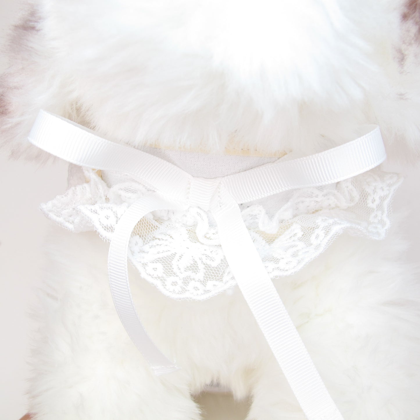 Glitter Pooch Harness ชุดรัดอก สายจูง เสื้อผ้า สุนัข, หมา, แมว, สัตว์เลี้ยง พร้อม สายจูง รุ่น Milky Tulle