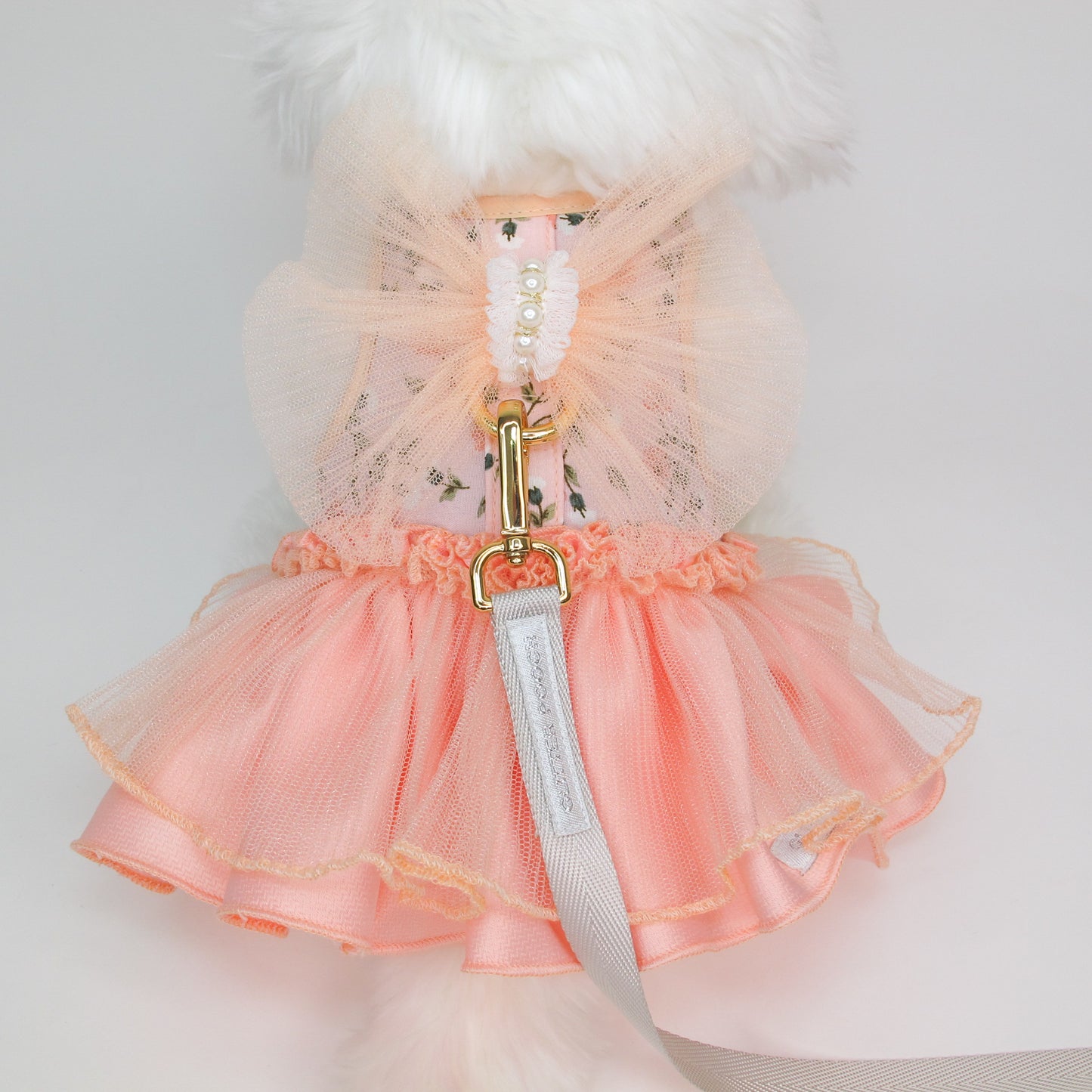 Glitter Pooch Harness ชุดรัดอก สายจูง เสื้อผ้า สุนัข, หมา, แมว, สัตว์เลี้ยง พร้อม สายจูง รุ่น GP0252