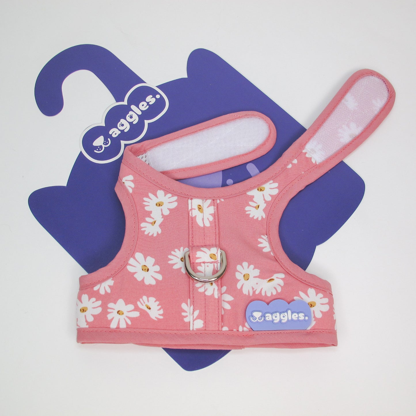 WG1075-Waggles เสื้อผ้า ชุดรัดอก สายจูง สุนัข, หมา, แมว, สัตว์เลี้ยง ขนาดเล็ก - ขนาดกลาง พร้อม สายจูง
