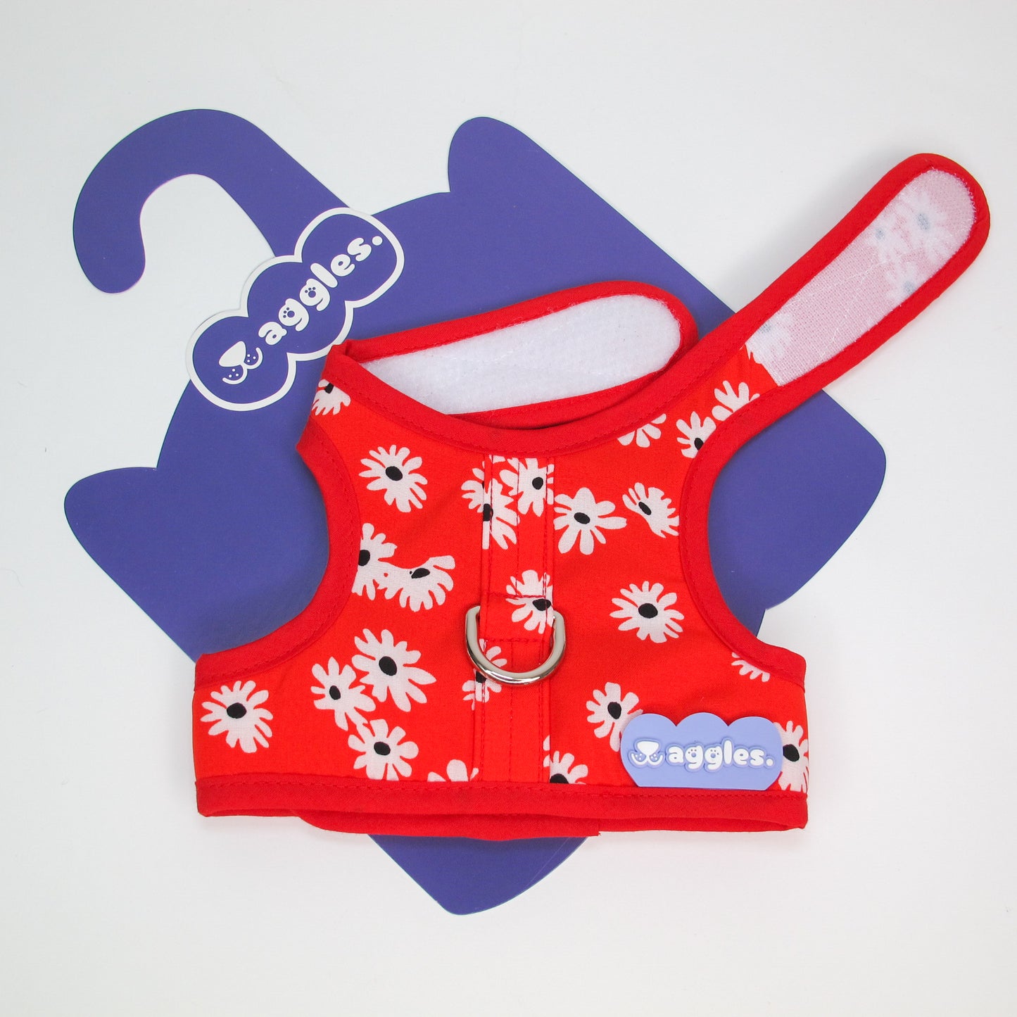 WG1077-Waggles เสื้อผ้า ชุดรัดอก สายจูง สุนัข, หมา, แมว, สัตว์เลี้ยง ขนาดเล็ก - ขนาดกลาง พร้อม สายจูง