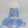 Glitter Pooch Harness ชุดรัดอก สายจูง เสื้อผ้า สุนัข, หมา, แมว, สัตว์เลี้ยง พร้อม สายจูง รุ่น Twinkle Icicle