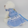 Glitter Pooch Harness ชุดรัดอก สายจูง เสื้อผ้า สุนัข, หมา, แมว, สัตว์เลี้ยง พร้อม สายจูง รุ่น Twinkle Icicle