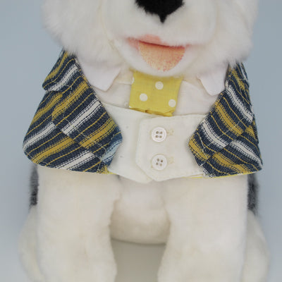 Cotton Tail ปลอกคอและผ้าคลุมไหล่ สัตว์เลี้ยง, หมา, แมว, สุนัข รุ่น Gentlepaw Stripe Tie - Yellow