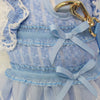 Glitter Pooch Harness ชุดรัดอก สายจูง เสื้อผ้า สุนัข, หมา, แมว, สัตว์เลี้ยง พร้อม สายจูง รุ่น Twinkle Icicle