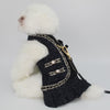 Glitter Pooch Harness ชุดรัดอก สายจูง เสื้อผ้า สุนัข, หมา, แมว, สัตว์เลี้ยง พร้อม สายจูง รุ่น Lady Noir