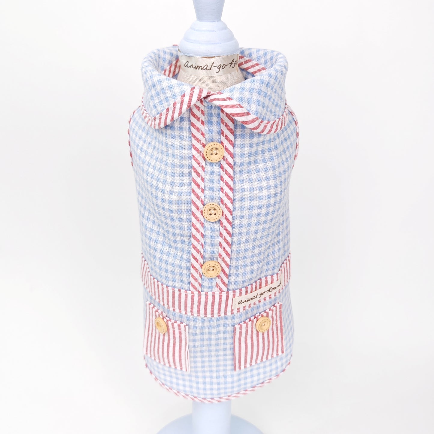 Animal-Go-Round เสื้อผ้าเครื่องแต่งกาย สัตว์เลี้ยง, หมา, แมว, สุนัข รุ่น Hampton Boy