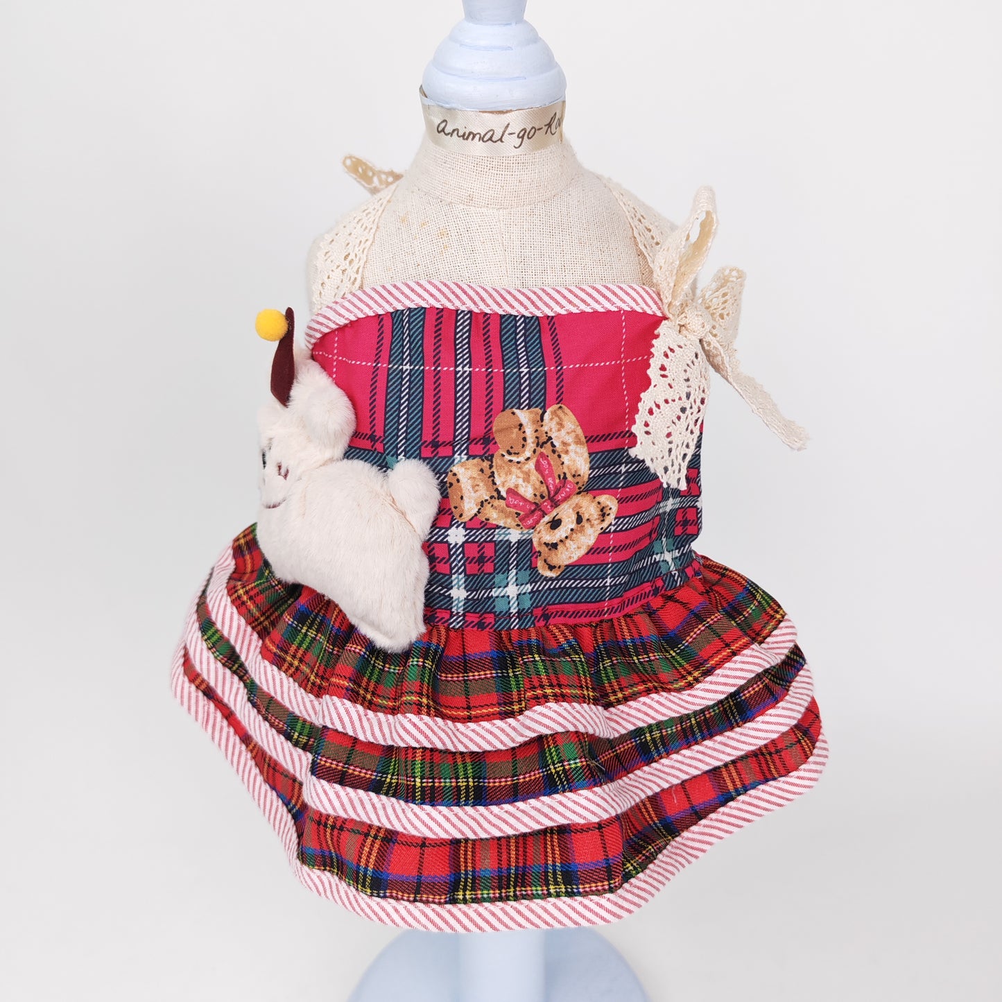 Animal-Go-Round เสื้อผ้าเครื่องแต่งกาย สัตว์เลี้ยง, หมา, แมว, สุนัข รุ่น Frosty Friends Parade