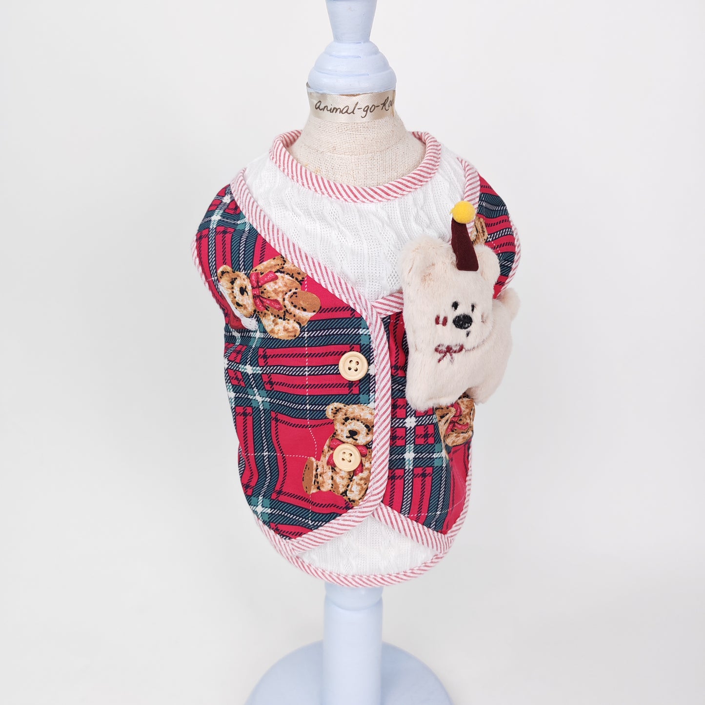 Animal-Go-Round เสื้อผ้าเครื่องแต่งกาย สัตว์เลี้ยง, หมา, แมว, สุนัข รุ่น Frosty Friends Parade - Boy