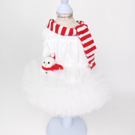 Animal-Go-Round เสื้อผ้าเครื่องแต่งกาย สัตว์เลี้ยง, หมา, แมว, สุนัข รุ่น Snowball Parade - Girl