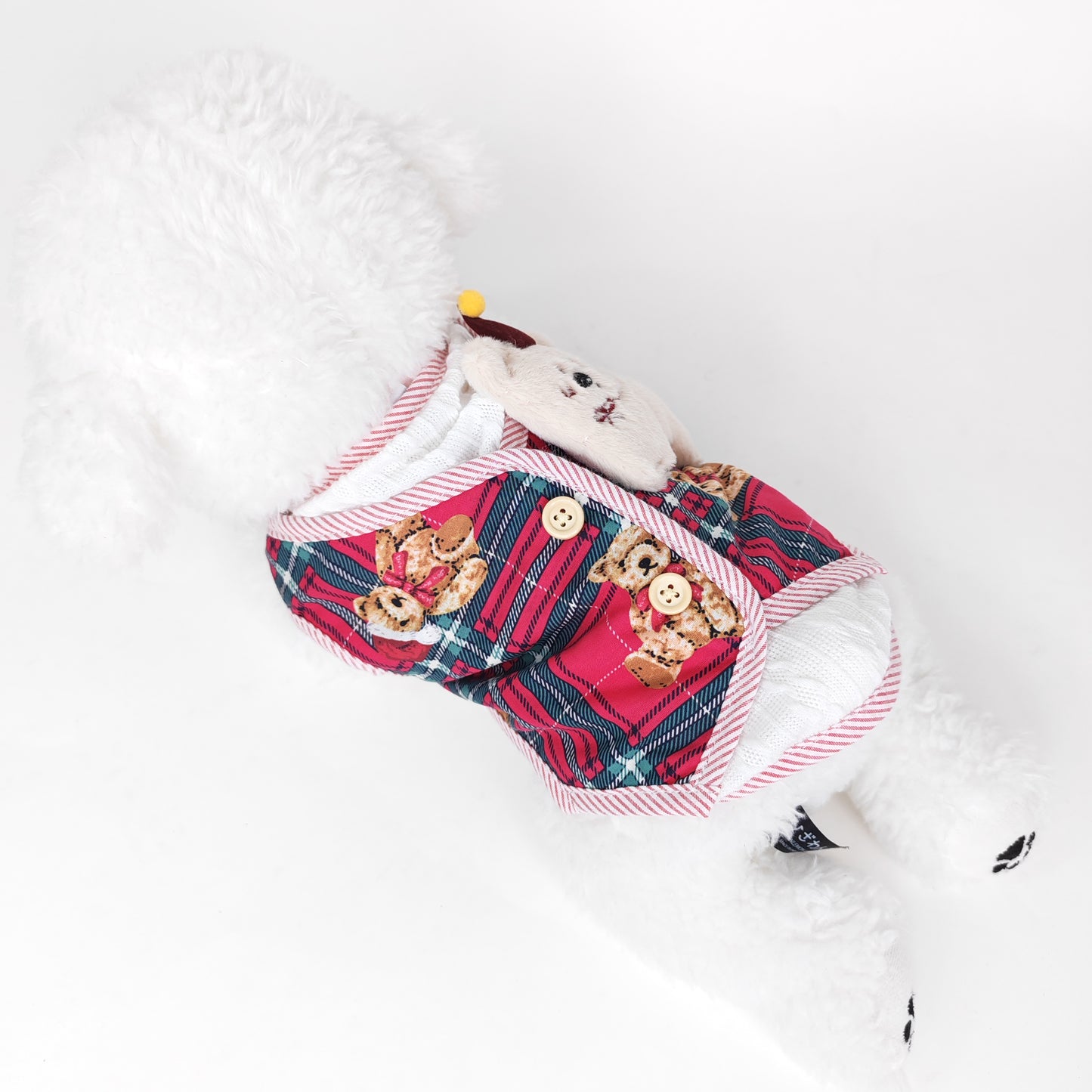 Animal-Go-Round เสื้อผ้าเครื่องแต่งกาย สัตว์เลี้ยง, หมา, แมว, สุนัข รุ่น Frosty Friends Parade - Boy