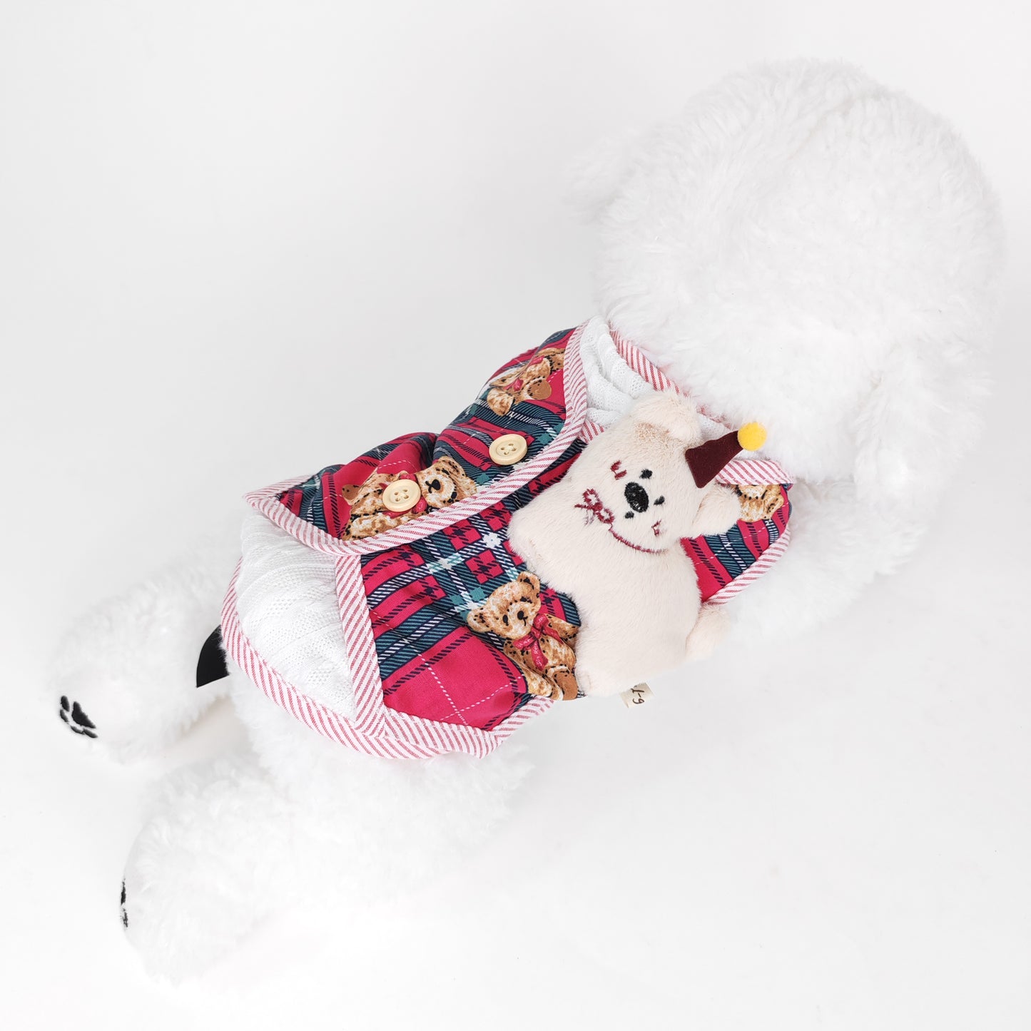 Animal-Go-Round เสื้อผ้าเครื่องแต่งกาย สัตว์เลี้ยง, หมา, แมว, สุนัข รุ่น Frosty Friends Parade - Boy