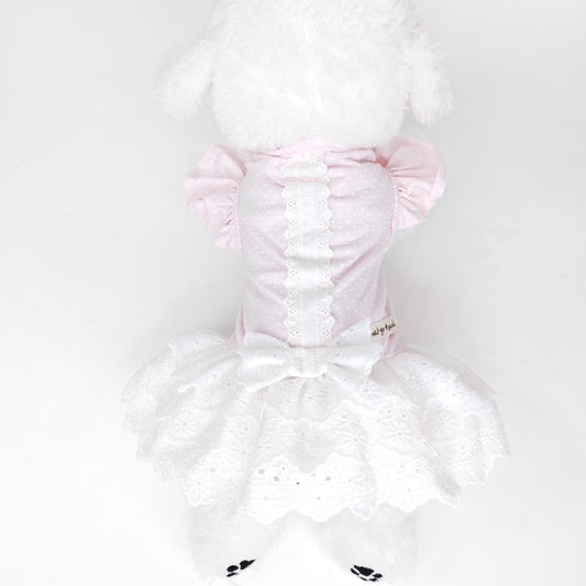 Animal-Go-Round เสื้อผ้าเครื่องแต่งกาย สัตว์เลี้ยง, หมา, แมว, สุนัข รุ่น Chérie Lace