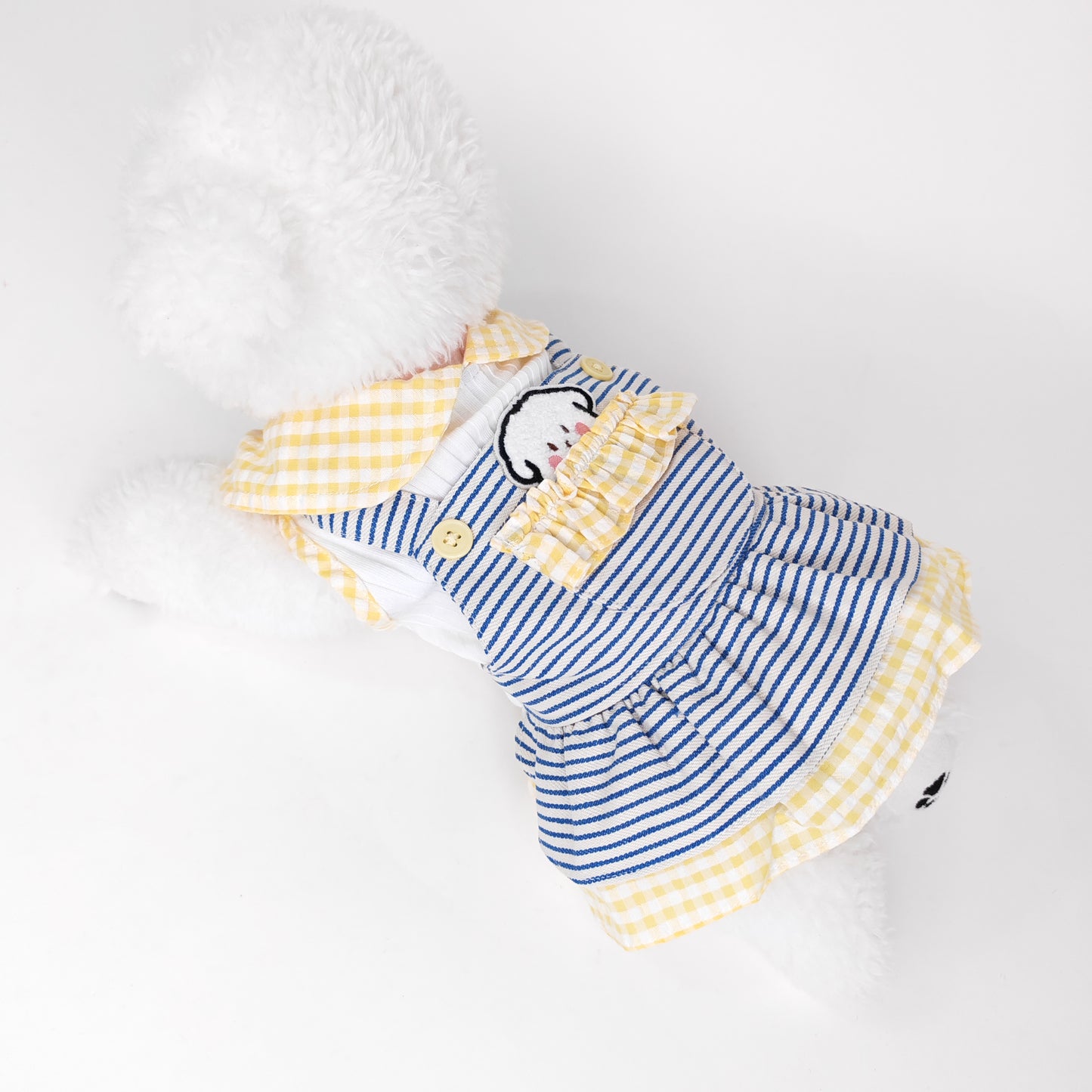 Animal-Go-Round เสื้อผ้าเครื่องแต่งกาย สัตว์เลี้ยง, หมา, แมว, สุนัข รุ่น Lemonade Picnic Girl