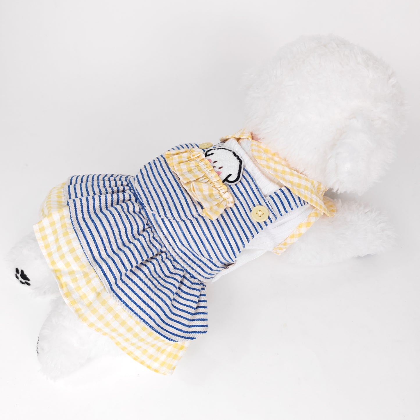 Animal-Go-Round เสื้อผ้าเครื่องแต่งกาย สัตว์เลี้ยง, หมา, แมว, สุนัข รุ่น Lemonade Picnic Girl