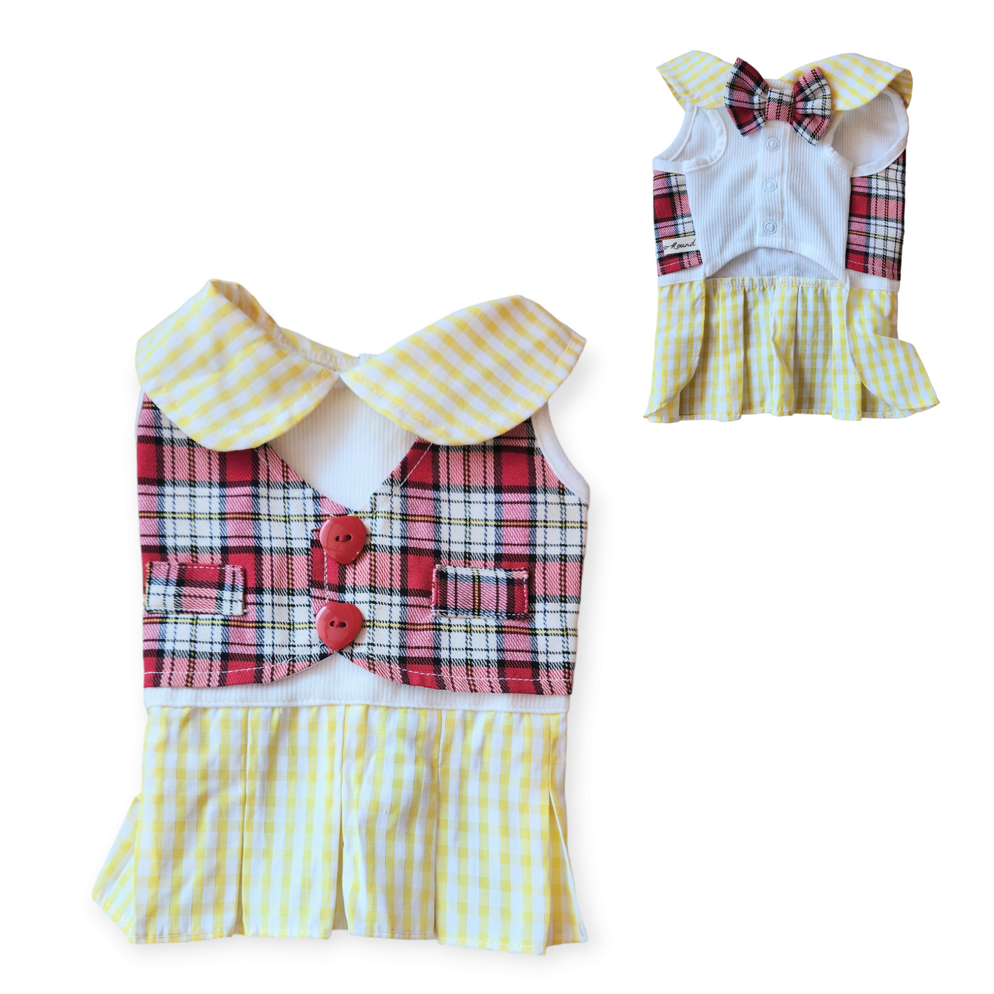 Animal-Go-Round เสื้อผ้าเครื่องแต่งกาย สัตว์เลี้ยง, หมา, แมว, สุนัข รุ่น Lani Scotty Dress
