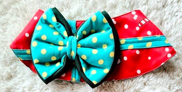 Cotton Tail ปลอกคอและผ้าคลุมไหล่ สัตว์เลี้ยง, หมา, แมว, สุนัข รุ่น Jolly Me