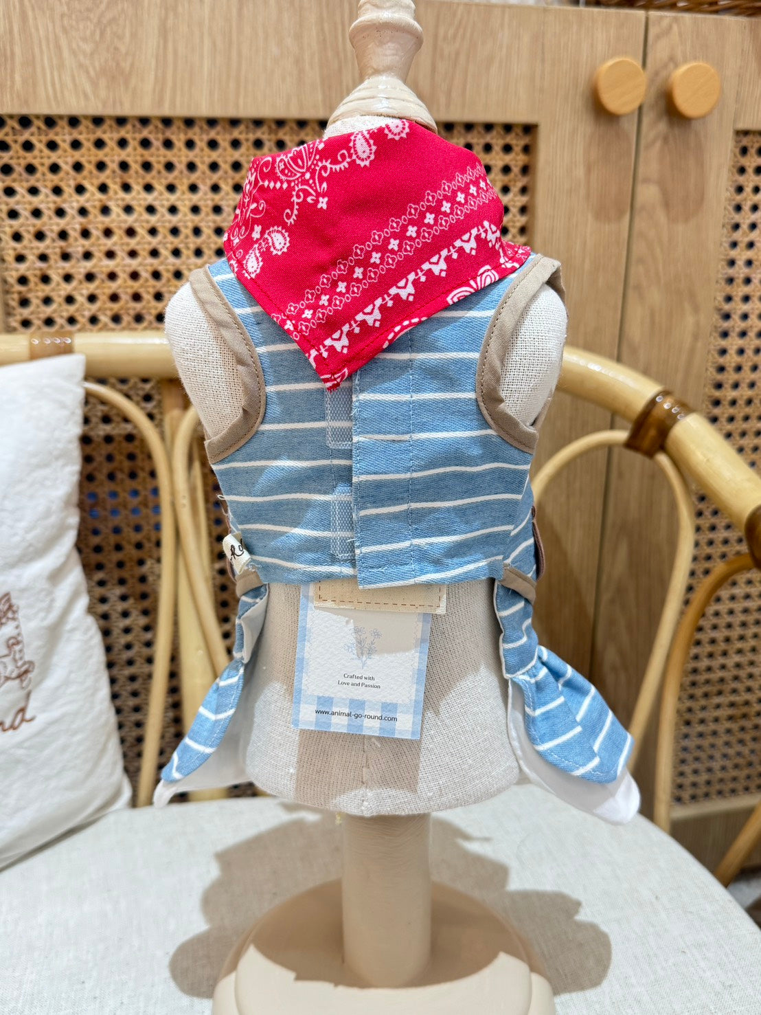 Animal-Go-Round เสื้อผ้าเครื่องแต่งกาย สัตว์เลี้ยง, หมา, แมว, สุนัข รุ่น Pony Picnic - Girl
