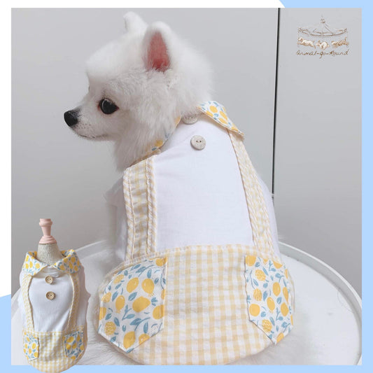 Animal-Go-Round เสื้อผ้าเครื่องแต่งกาย สัตว์เลี้ยง, หมา, แมว, สุนัข รุ่น Afternoon Lemon Tea Boy