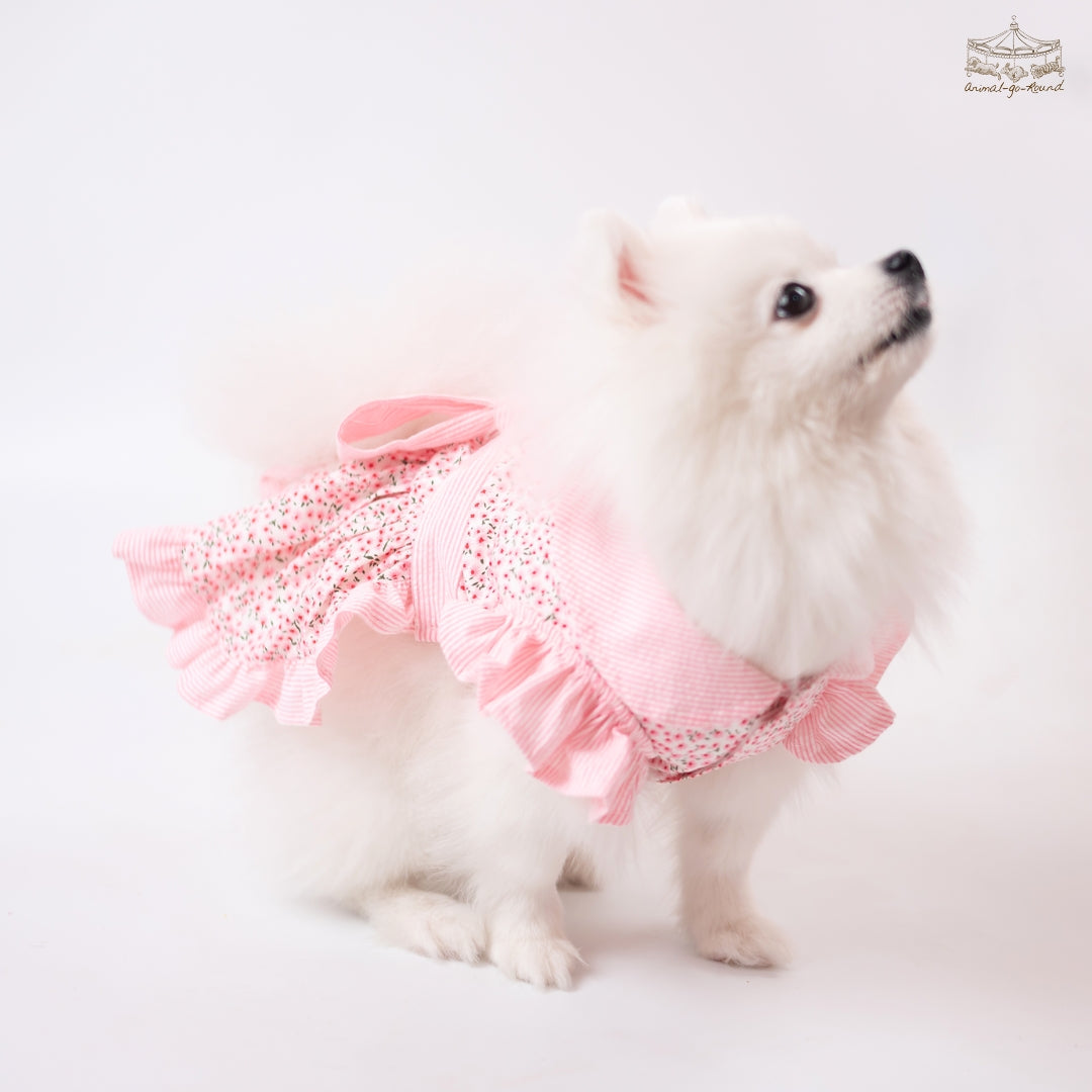 Animal-Go-Round เสื้อผ้าเครื่องแต่งกาย สัตว์เลี้ยง, หมา, แมว, สุนัข รุ่น Baby Bloom Pink