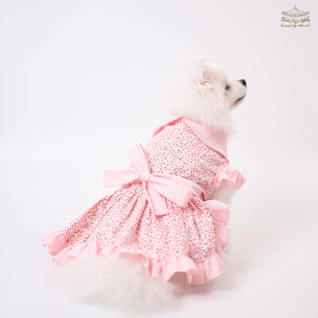 Animal-Go-Round เสื้อผ้าเครื่องแต่งกาย สัตว์เลี้ยง, หมา, แมว, สุนัข รุ่น Baby Bloom Pink