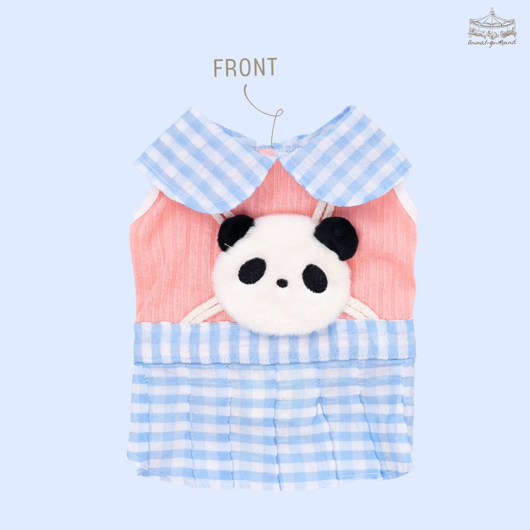 Animal-Go-Round เสื้อผ้าเครื่องแต่งกาย สัตว์เลี้ยง, หมา, แมว, สุนัข รุ่น Kiddo Panda Girl