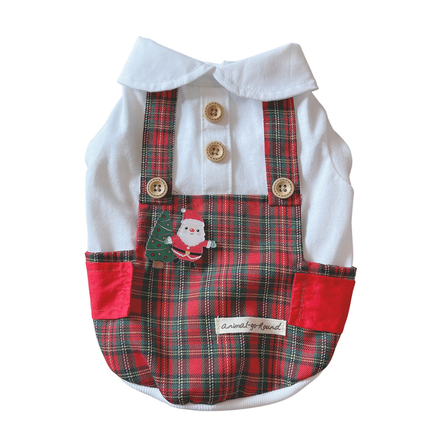 Animal-Go-Round เสื้อผ้าเครื่องแต่งกาย สัตว์เลี้ยง, หมา, แมว, สุนัข รุ่น New Natalie Boy (Christmas)