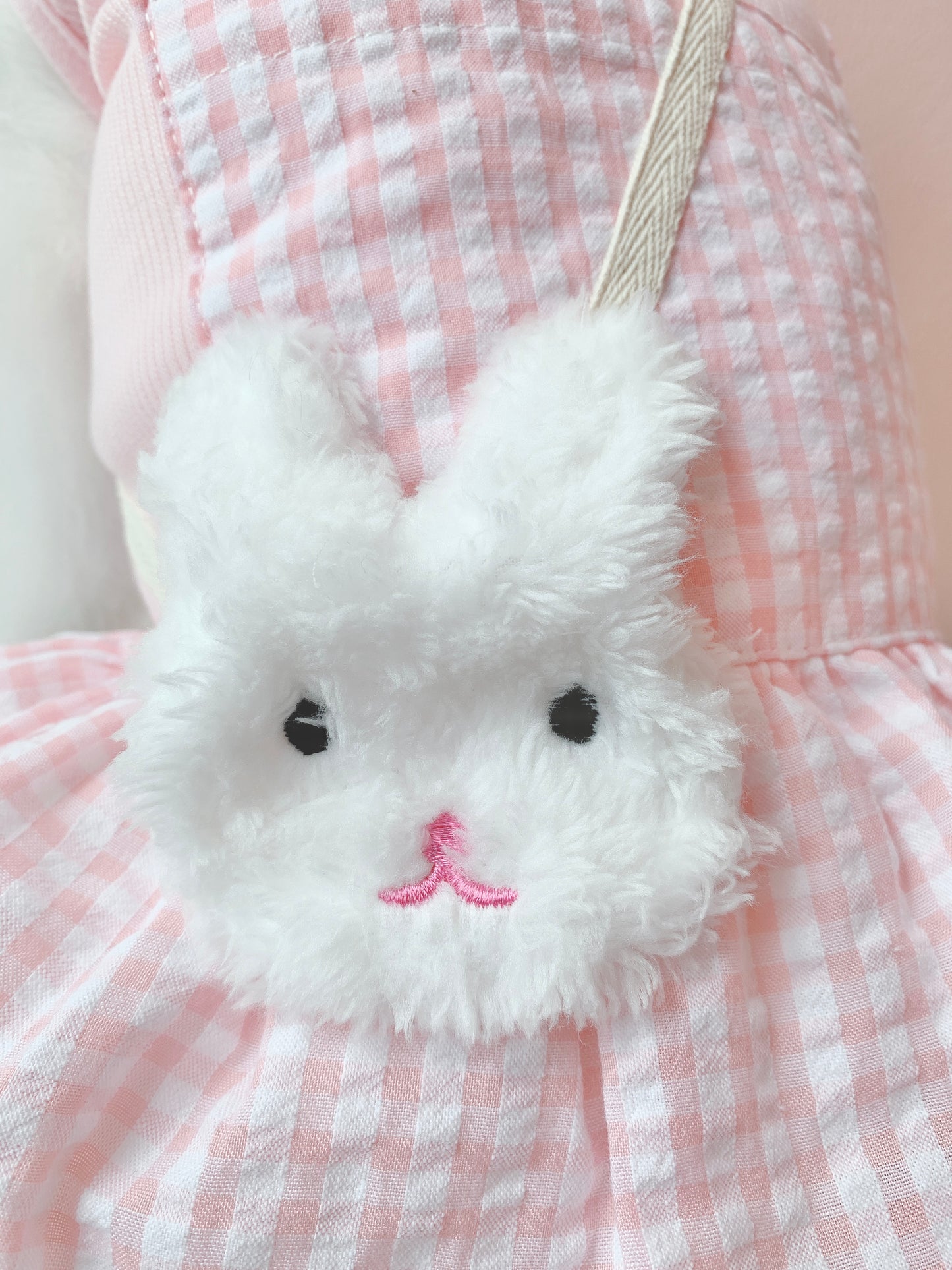 Animal-Go-Round เสื้อผ้าเครื่องแต่งกาย สัตว์เลี้ยง, หมา, แมว, สุนัข รุ่น Bunny Pink Girl