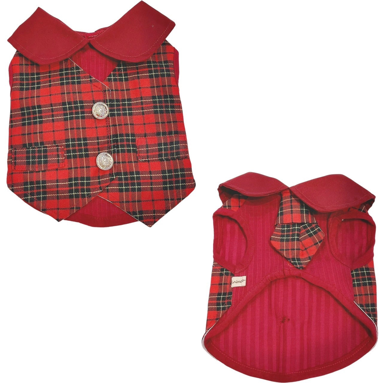 Animal-Go-Round เสื้อผ้าเครื่องแต่งกาย สัตว์เลี้ยง, หมา, แมว, สุนัข รุ่น Natasha Boy (Christmas)