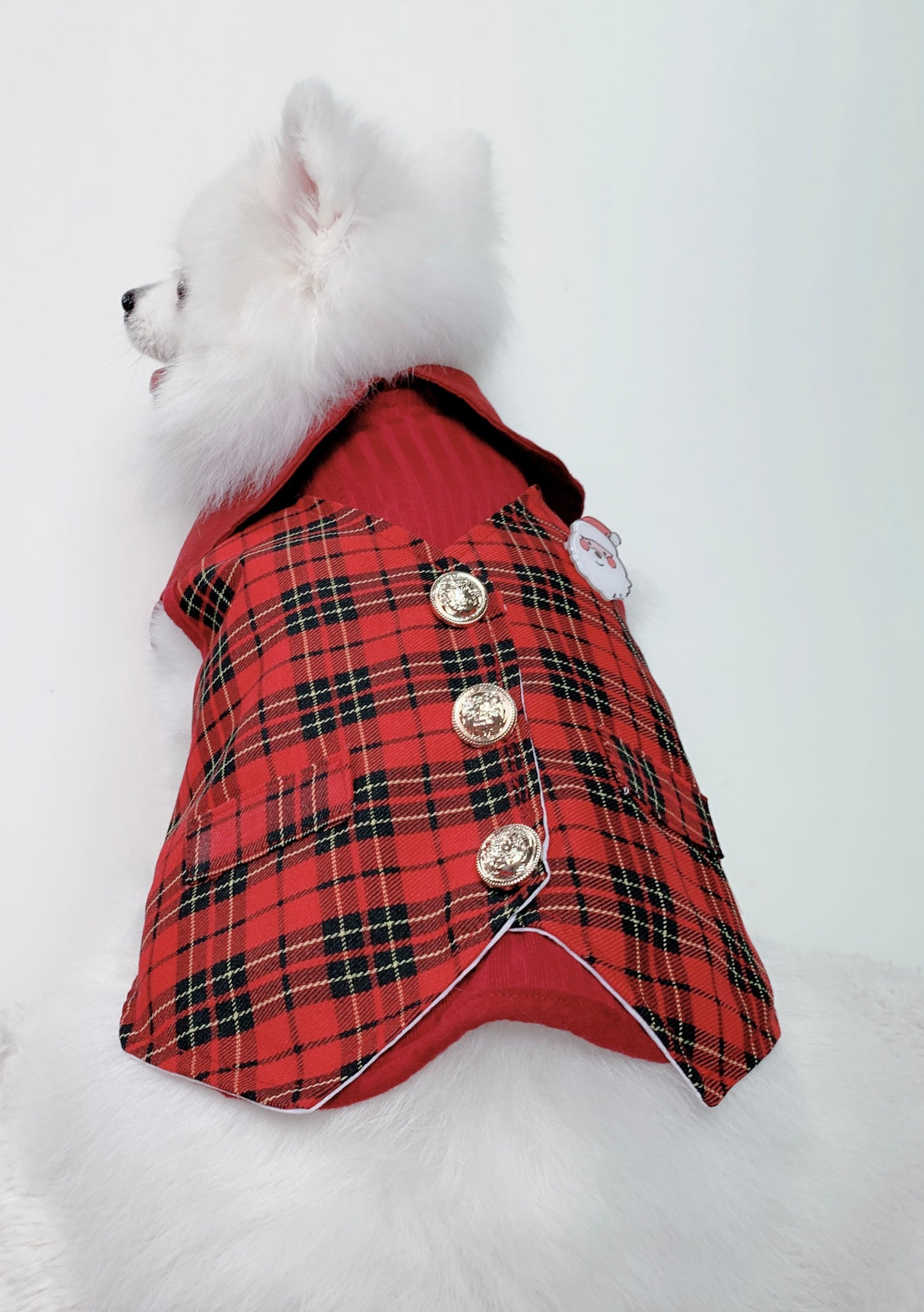 Animal-Go-Round เสื้อผ้าเครื่องแต่งกาย สัตว์เลี้ยง, หมา, แมว, สุนัข รุ่น Natasha Boy (Christmas)
