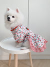 Animal-Go-Round เสื้อผ้าเครื่องแต่งกาย สัตว์เลี้ยง, หมา, แมว, สุนัข รุ่น Chinese Cherry Red Girl