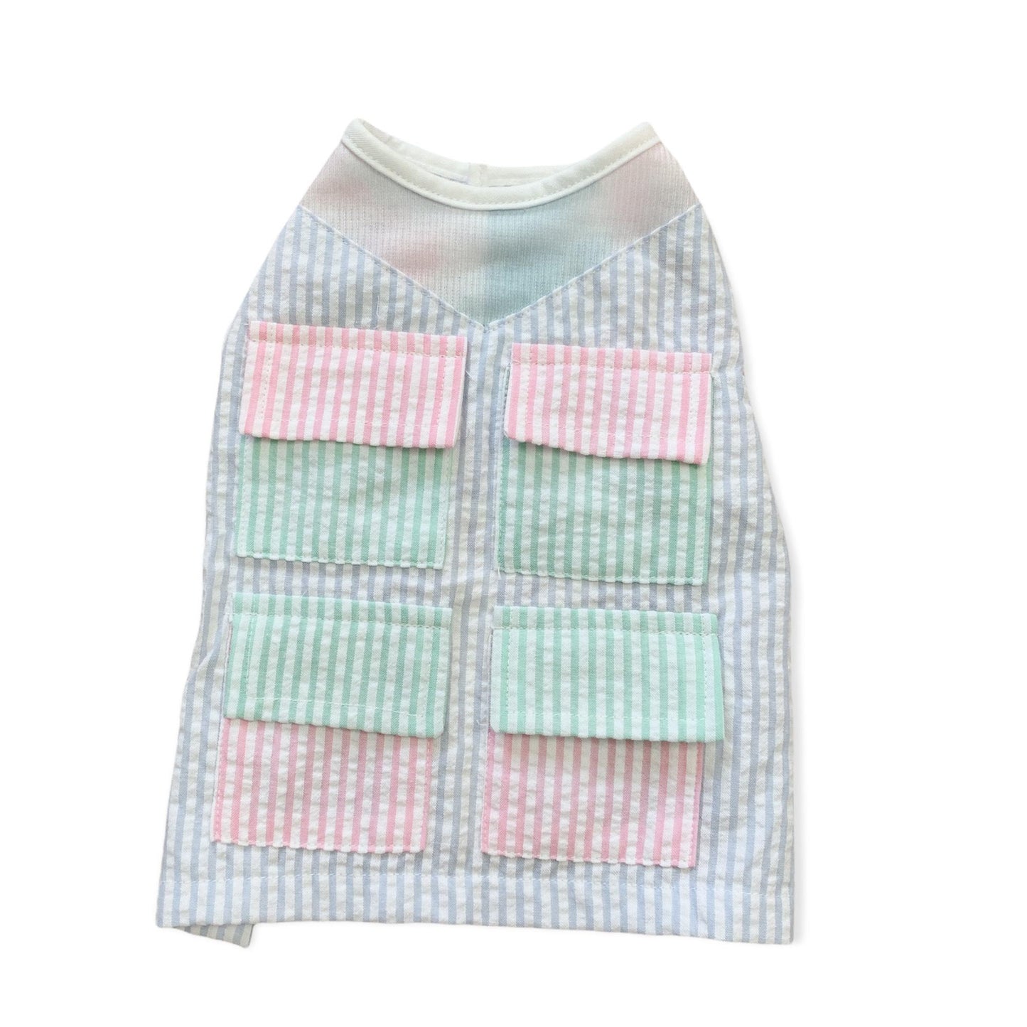 Animal-Go-Round เสื้อผ้าเครื่องแต่งกาย สัตว์เลี้ยง, หมา, แมว, สุนัข รุ่น Pastel Pocket Boy
