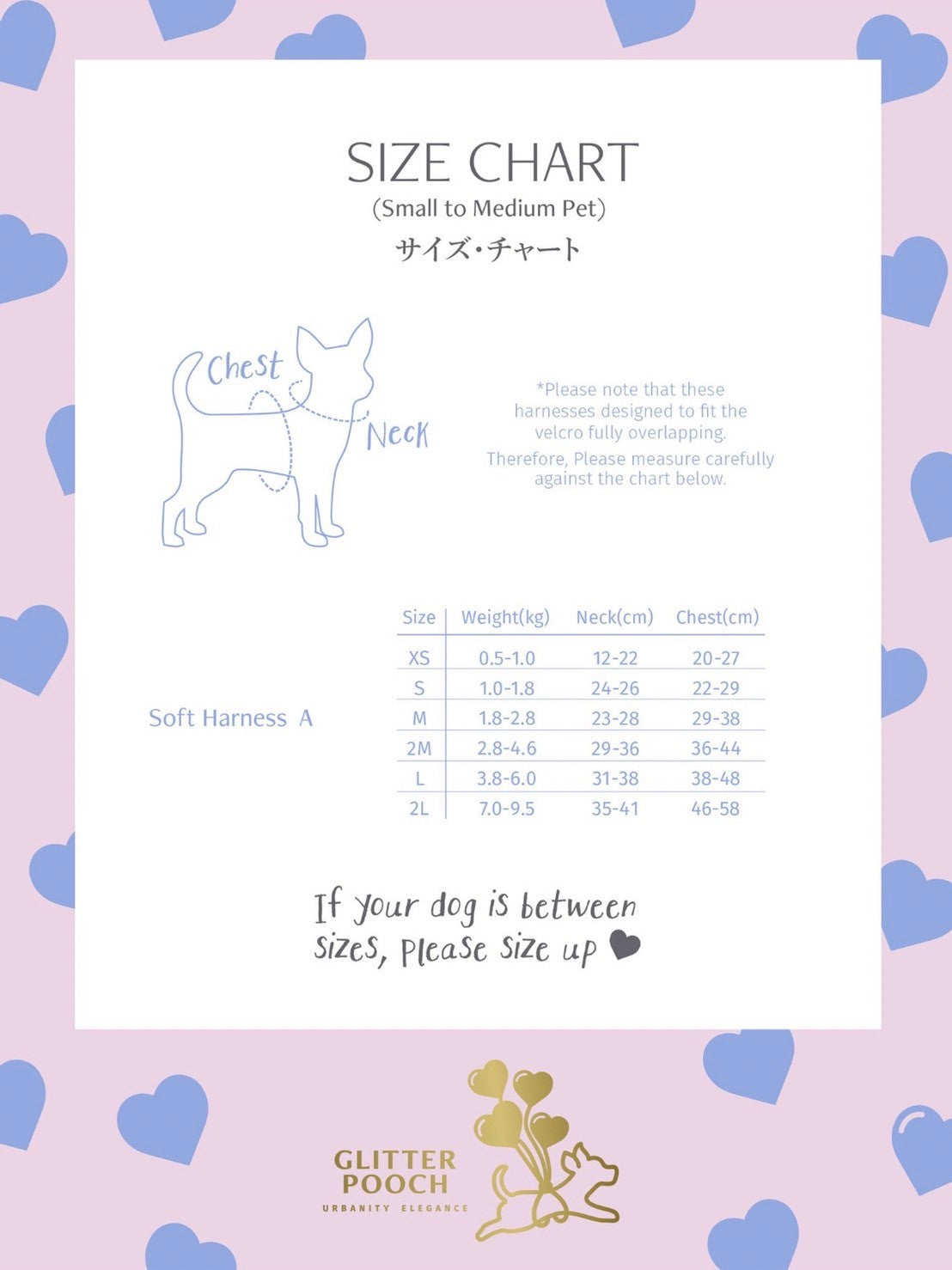 Glitter Pooch Harness ชุดรัดอก สายจูง เสื้อผ้า สุนัข, หมา, แมว, สัตว์เลี้ยง พร้อม สายจูง รุ่น Chico Sherbet Tie
